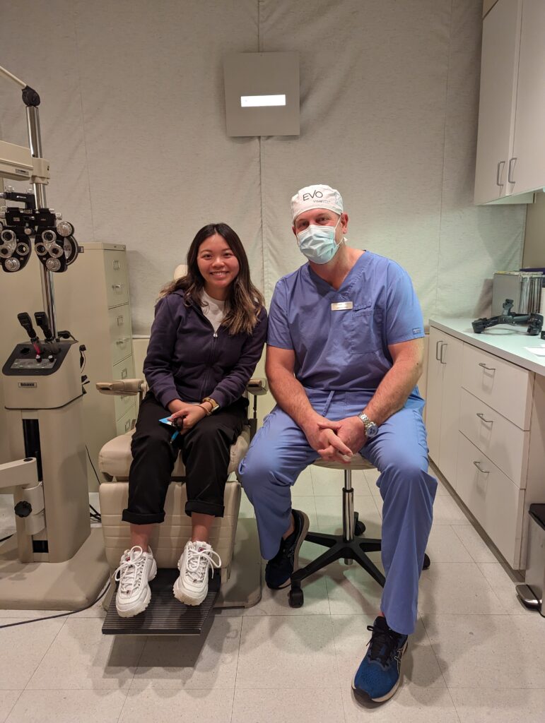 doctor smiling with a patient