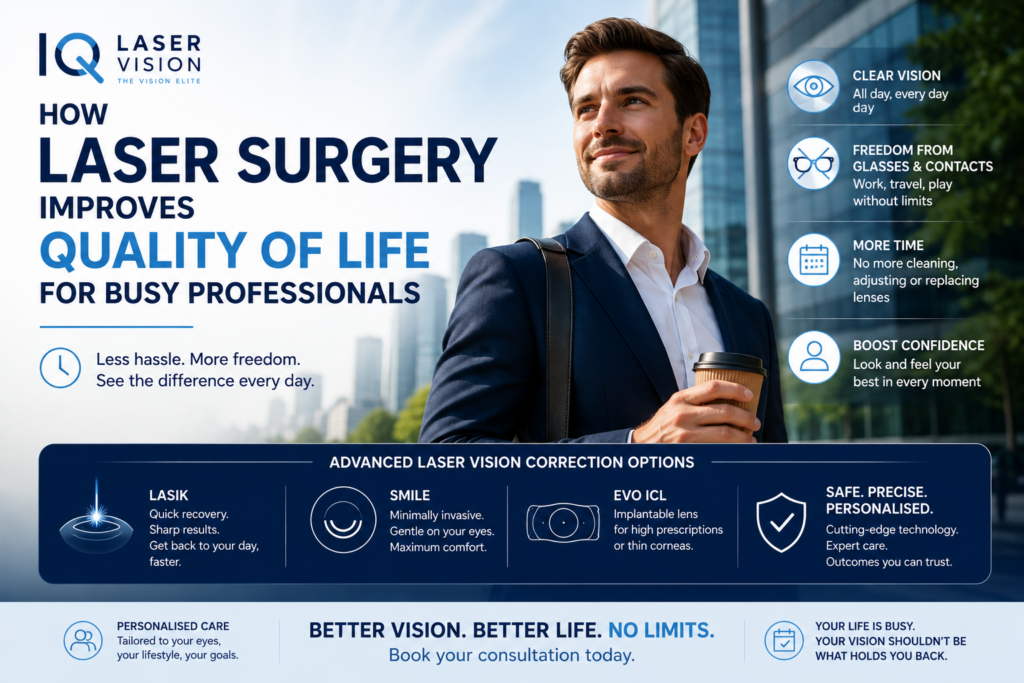 Laser Surgery Improves Quality of Life for Busy Professionals