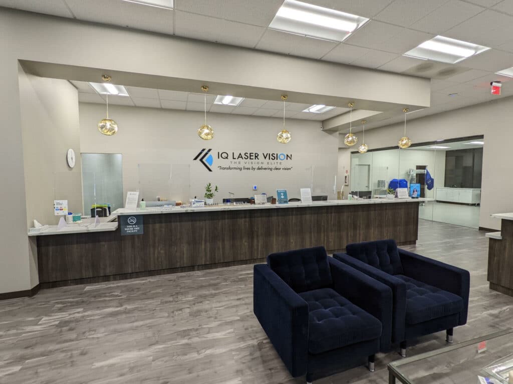 waiting room at the Rowland Heights office
