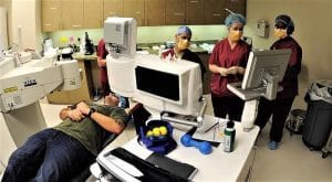 LASIK procedure room