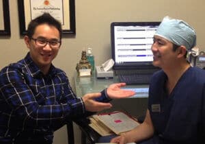 Jason Chen with Dr. Liu