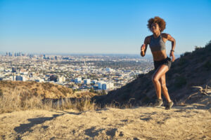 Woman enjoying a run after the best LASIK in Los Angeles CA.